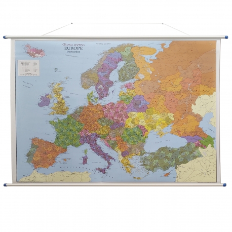 Europa kodowa 140x102cm. Mapa ścienna.